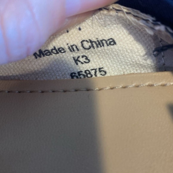 JCrew "crew cuts" navy blue/cream stripe ballet flats 65875 Size 3 - Picture 12 of 13